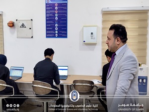 أنطلاق الامتحانات العملية لطلبة المرحلة الأولى في كلية علوم الحاسوب وتكنولوجيا المعلومات بجامعة سومر